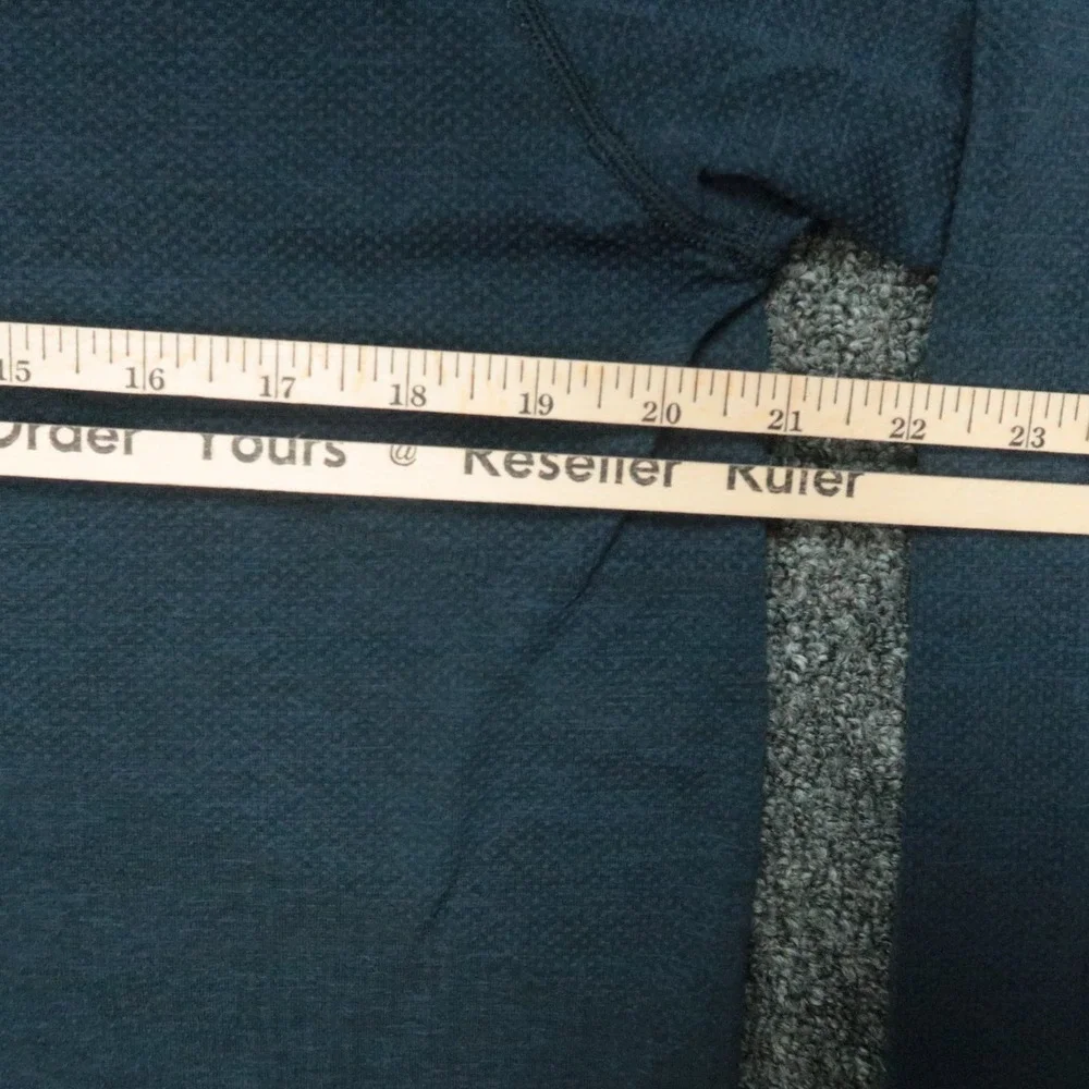 Lululemon Pullover Mens Large Blue Metal Vent Tech Half Zip Lightweight‎